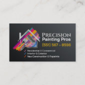 Professionele schilderdiensten - House Painter Visitekaartje (Voorkant)