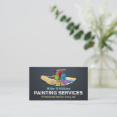 Professionele schilderdiensten - House Painter Visitekaartje (Staand voorkant)