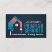 Professionele schilderdiensten - House Painter Visitekaartje (Voorkant)