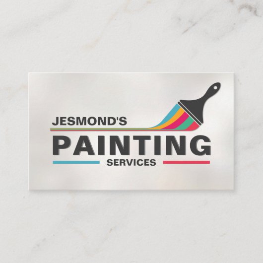 Professionele schilderdiensten - House Painter Visitekaartje (Voorkant)
