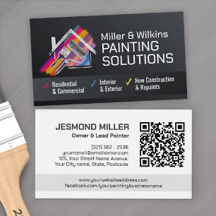 Professionele schilderdiensten - House Painter Visitekaartje