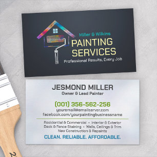 Professionele schilderdiensten - House Painter Visitekaartje