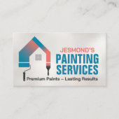 Professionele schilderdiensten - House Painter Visitekaartje (Voorkant)