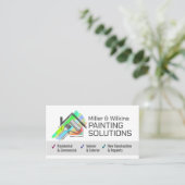 Professionele schilderdiensten - House Painter Visitekaartje (Staand voorkant)