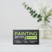 Professionele schilderdiensten - House Painter Visitekaartje (Staand voorkant)