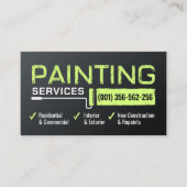 Professionele schilderdiensten - House Painter Visitekaartje (Voorkant)
