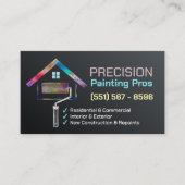 Professionele schilderdiensten - House Painter Visitekaartje (Voorkant)