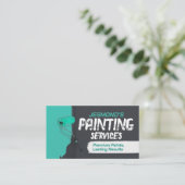 Professionele schilderdiensten - House Painter Visitekaartje (Staand voorkant)