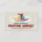 Professionele schilderdiensten - House Painter Visitekaartje (Voorkant)