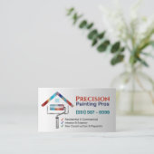 Professionele schilderdiensten - House Painter Visitekaartje (Staand voorkant)