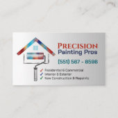 Professionele schilderdiensten - House Painter Visitekaartje (Voorkant)