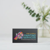 Professionele schilderdiensten - House Painter Visitekaartje (Staand voorkant)