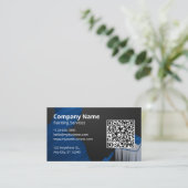 Professionele schilderdiensten visitekaartje (Staand voorkant)