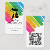 Professionele Schilderen en Decoreren klusjesman Visitekaartje (Voorkant / Achterkant)