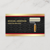 Professionele Schilderij Service Paint Roller Pain Visitekaartje (Voorkant)