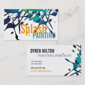 Professionele schilders Grafische kunstenaar Visitekaartje (Voorkant / Achterkant)