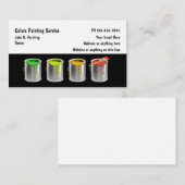 Professionele schilders Moderne Visitekaartjes (Voorkant / Achterkant)