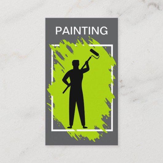 Professionele schilders Moderne Visitekaartjes (Voorkant)