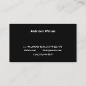 Professionele Schildersdienst elegante verfemmer Visitekaartje (Achterkant)