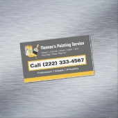 Professionele schilderservice Verschilderpenseel Magnetisch Visitekaartje (Voorbeeld)