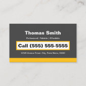 Professionele schilderservice Verschilderpenseel Visitekaartje (Achterkant)