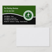 Professionele schilderservice visitekaartje (Voorkant / Achterkant)