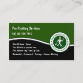 Professionele schilderservice visitekaartje (Voorkant)