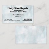 Professionele schoenenreparatie Visitekaartje (Voorkant / Achterkant)