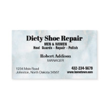 Professionele schoenenreparatie Visitekaartje