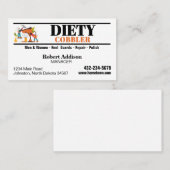 Professionele schoenenreparatie Visitekaartje (Voorkant / Achterkant)