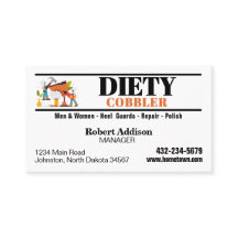 Professionele schoenenreparatie Visitekaartje