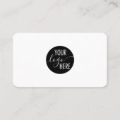 Professionele, schone, generieke Logo QR-code van Visitekaartje (Achterkant)