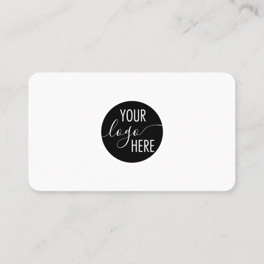 Professionele, schone, generieke Logo QR-code van  Visitekaartje (Achterkant)