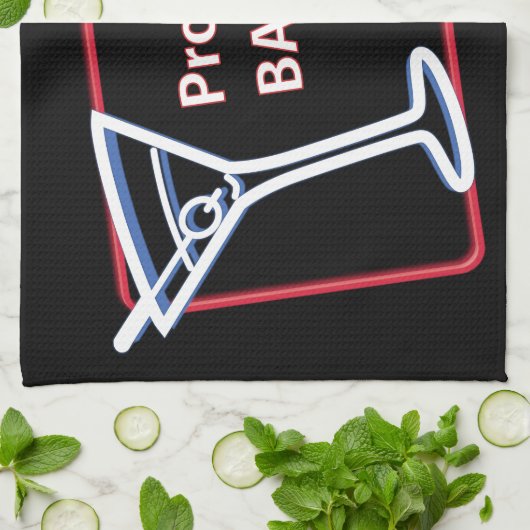 Professionele schoolbalken theedoek (Gevouwen)