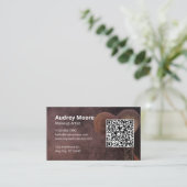 Professionele Schoonheid Make-up Artiest Visitekaartje (Staand voorkant)