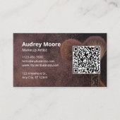 Professionele Schoonheid Make-up Artiest Visitekaartje (Voorkant)