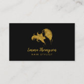 Professionele Schoonheidssalon Logo Visitekaartje (Voorkant)