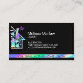 Professionele schoonmaak huis Maid conciërge diens Visitekaartje (Achterkant)