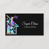 Professionele schoonmaak huis Maid conciërge diens Visitekaartje (Voorkant)