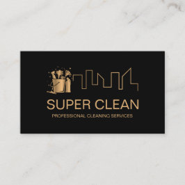 Professionele Schoonmaak Huis Residentieel Commerc Visitekaartje