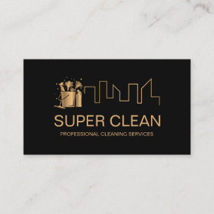 Professionele Schoonmaak Huis Residentieel Commerc Visitekaartje