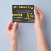 Professionele schoonmaak/Janitorial Housekeeping S Flyer (Hand)