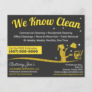 Professionele schoonmaak/Janitorial Housekeeping S Flyer