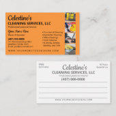 Professionele schoonmaak/Janitorial Housekeeping S Visitekaartje (Voorkant / Achterkant)