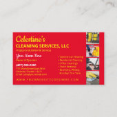 Professionele schoonmaak/Janitorial Housekeeping S Visitekaartje (Voorkant)