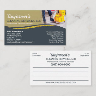 Professionele schoonmaak/Janitorial Housekeeping S Visitekaartje