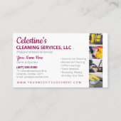 Professionele schoonmaak/Janitorial Housekeeping S Visitekaartje (Voorkant)