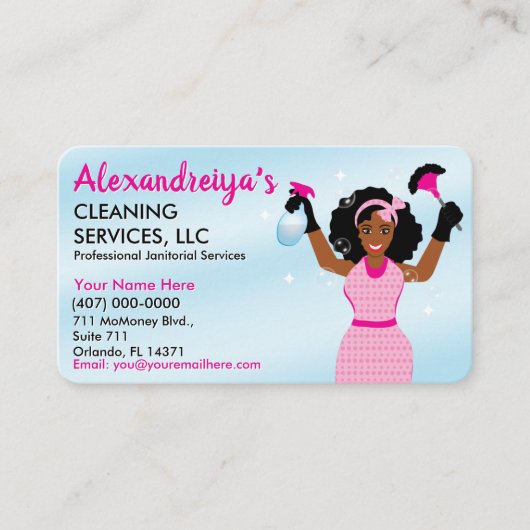Professionele schoonmaak/Janitorial Housekeeping S Visitekaartje (Voorkant)