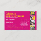 Professionele schoonmaak/Janitorial Housekeeping S Visitekaartje (Voorkant)