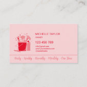 Professionele schoonmaak van huizen en Kantoor Visitekaartje (Achterkant)